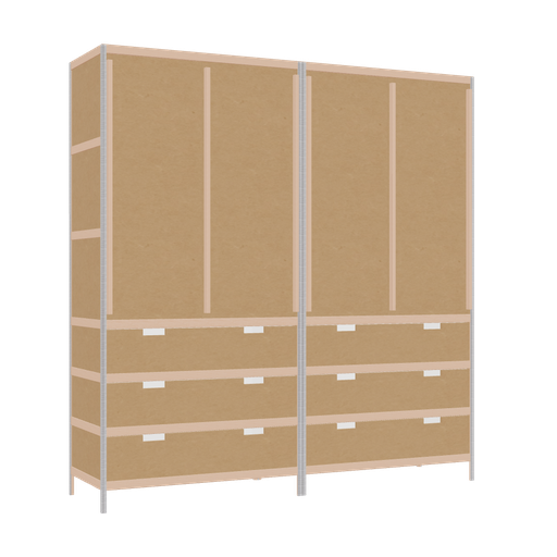 [f168891] Furniture (209x200x52 cm)
