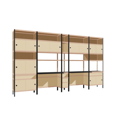 [f168892] Furniture (232.5x392x63.6 cm)
