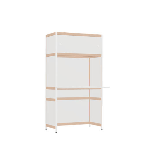 [400542781] Bureau débordant (149.5x80x63.6 cm)