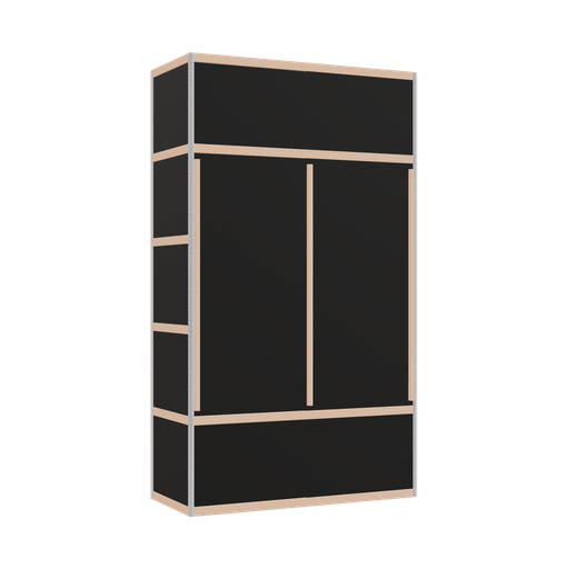 [400542837] Wardrobe (209x120x52 cm)