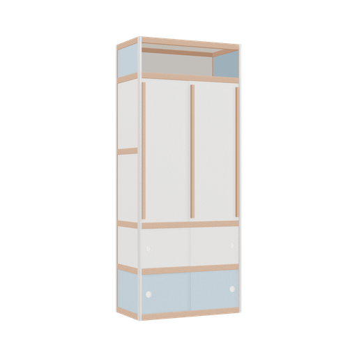 [400526102] Wardrobe (192x80x42 cm)