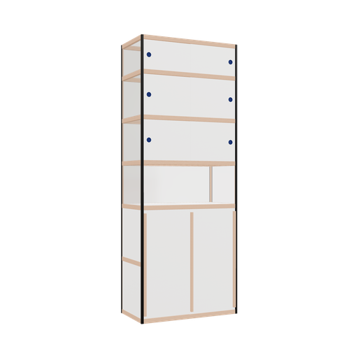 [400543013] Wardrobe (260x100x52 cm)