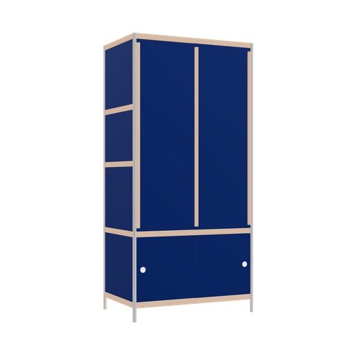 [400543044] Wardrobe (208x100x62 cm)