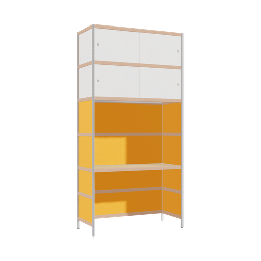 [400543069] Geïntegreerd bureau (241x120x52 cm)