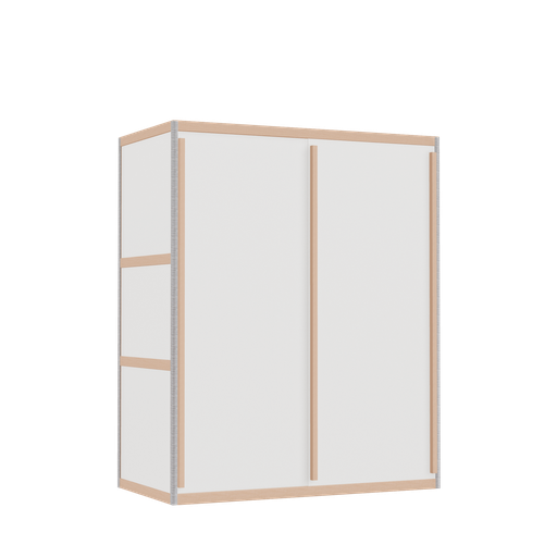 [400412357] Kleerkast (147x120x62 cm)