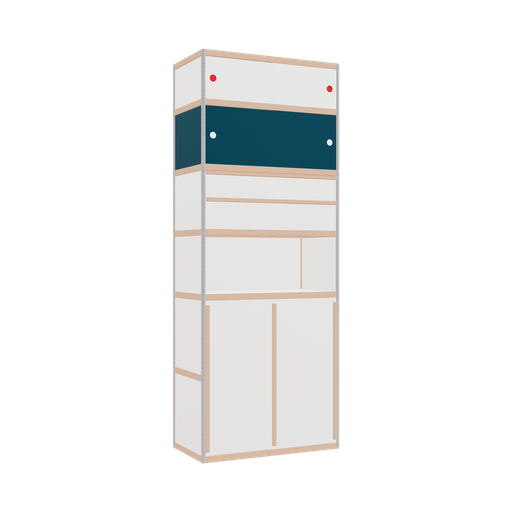 [400543085] Kleerkast (260x100x52 cm)