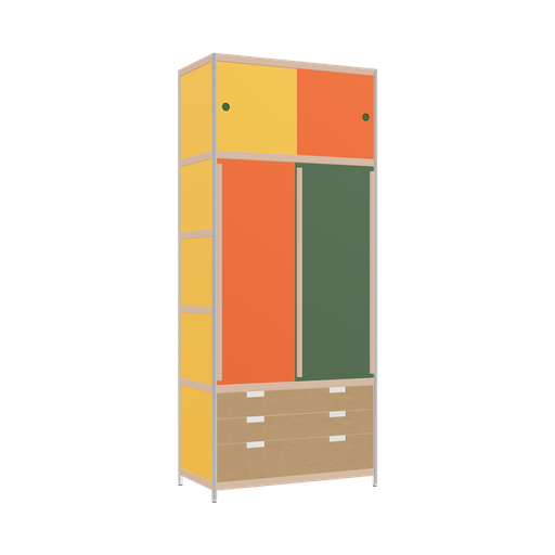 [400543110] Penderie (235x100x52 cm)