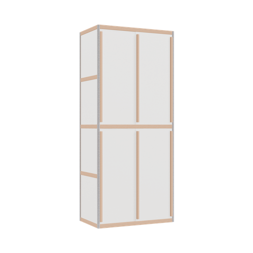 [400463641] Wardrobe (208x90x52 cm)