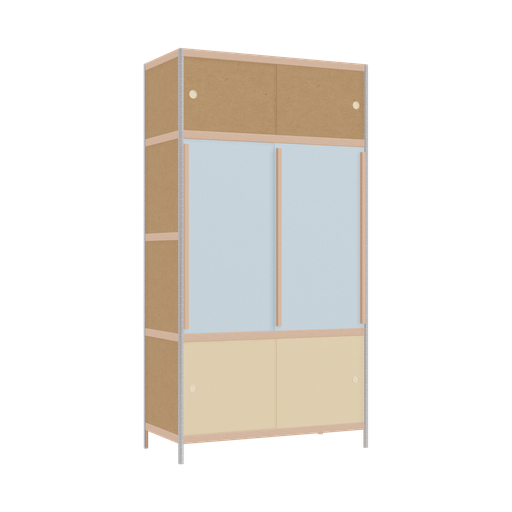 [400543121] Wardrobe (208x110x52 cm)