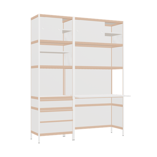 [f169037] Meubles (206.5x162x63.6 cm)