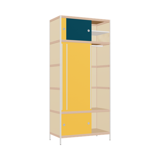 [400543202] Kleerkast (220x100x52 cm)