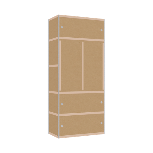 [400543210] Penderie (229x100x52 cm)