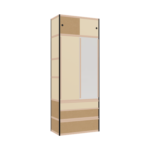 [400543327] Wardrobe (260x100x52 cm)