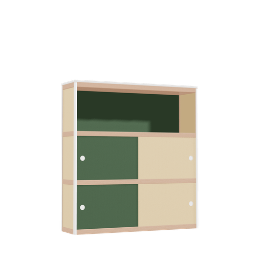 [400543376] Armoire (128.8x120x32 cm)