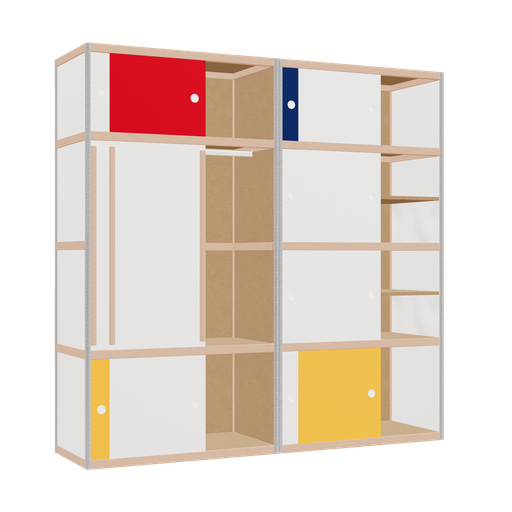 [f169136] Furniture (198x200x52 cm)