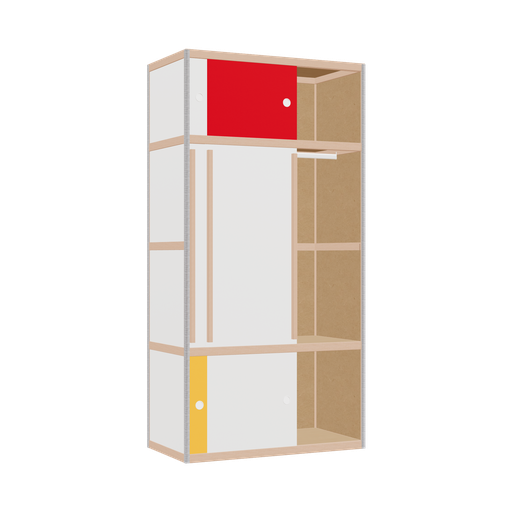 [400543435] Wardrobe (198x100x52 cm)