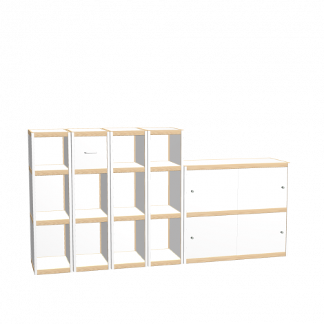 [f11344] Meubles (117x228x42 cm)