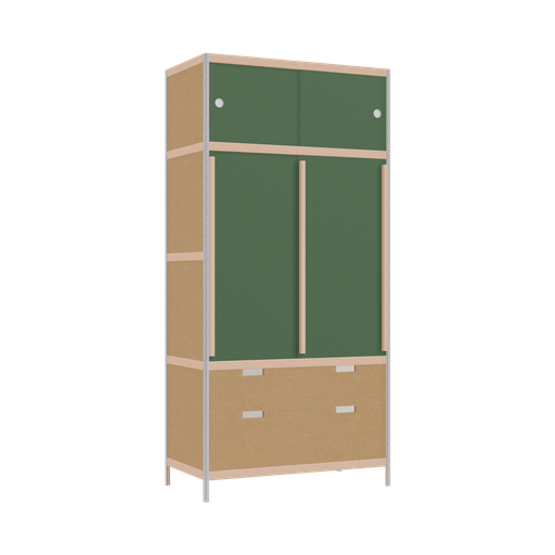 [400543688] Wardrobe (208x100x52 cm)