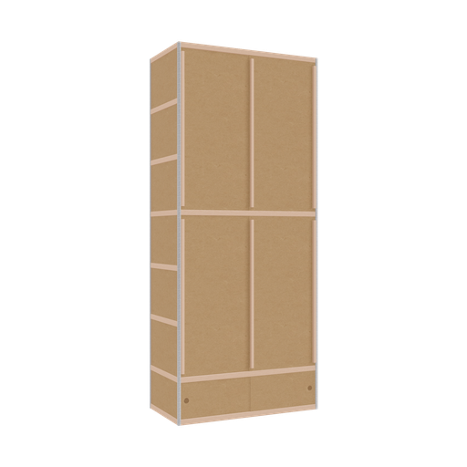 [400543690] Kleerkast (281x120x62 cm)