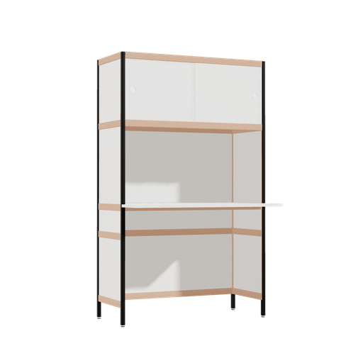 [400543707] Overhangend bureau (165.5x100x63.6 cm)