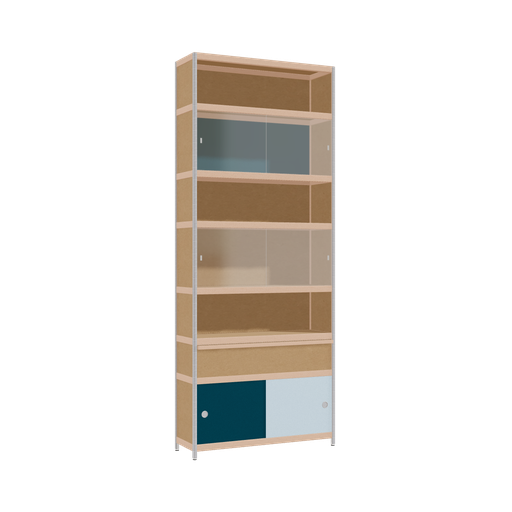 [400543733] Vitrine (249x100x32 cm)