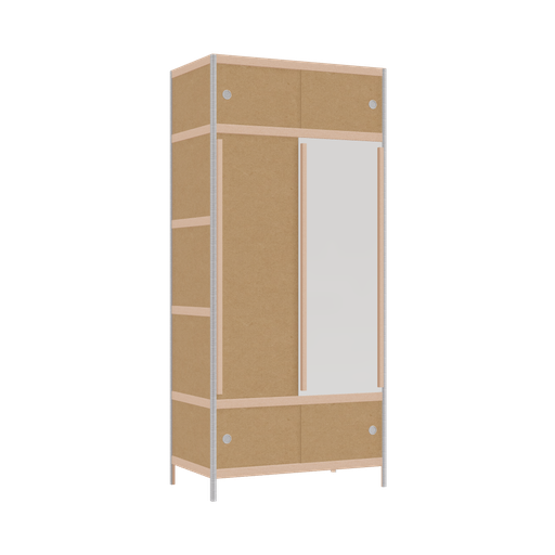 [400543997] Kleerkast (199x90x52 cm)