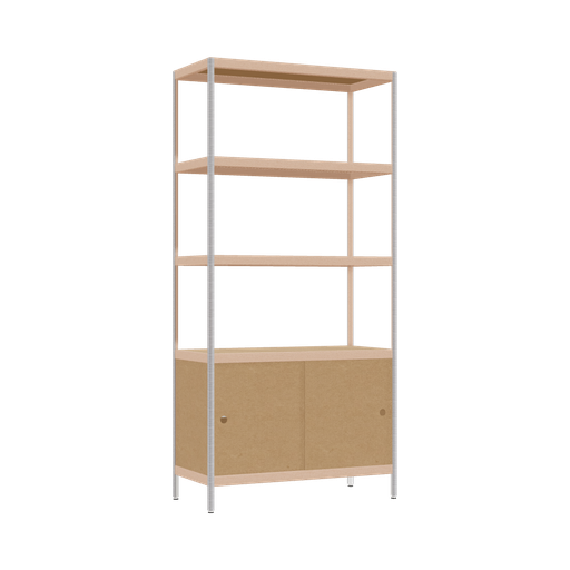 [400544000] Kast (189x90x42 cm)