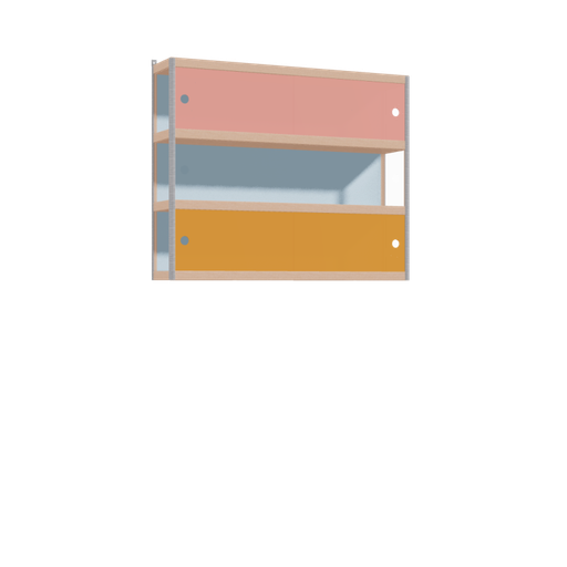 [400122361] Meuble suspendu (97x120x25 cm)