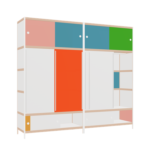 [f169380] Furniture (219x240x52 cm)