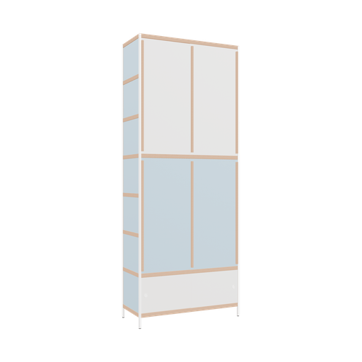 [400544092] Wardrobe (302x120x52 cm)