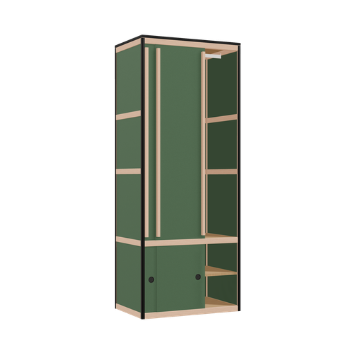 [400544111] Kleerkast (199.8x80x52 cm)