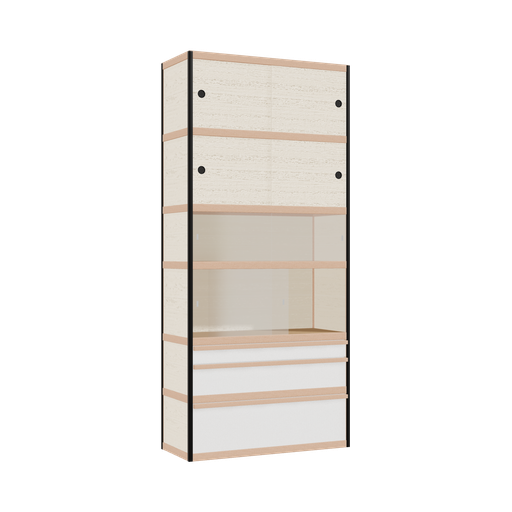 [400544112] Vitrine (220x100x42 cm)