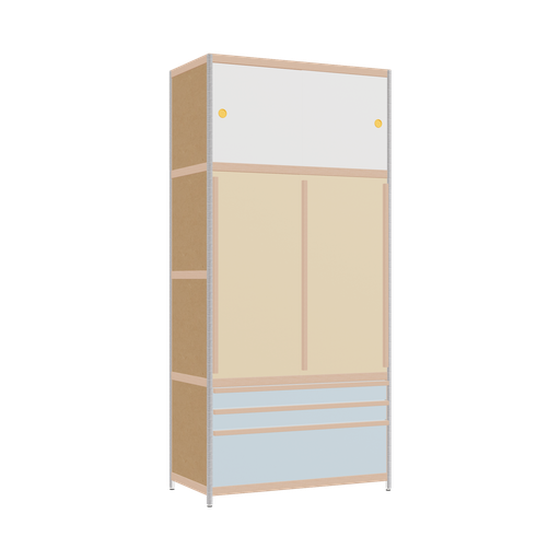 [400544142] Penderie (213x100x52 cm)