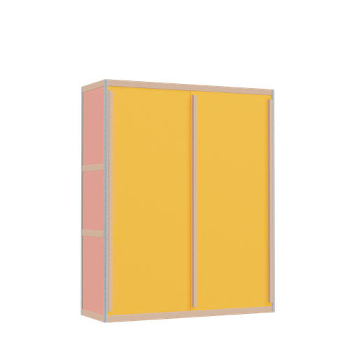 [400544186] Kleerkast (147x120x42 cm)