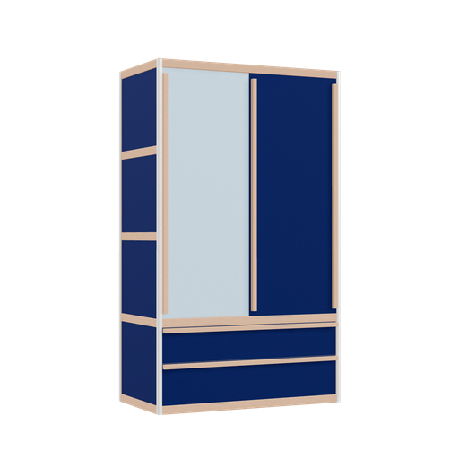 [400544188] Wardrobe (168x100x52 cm)