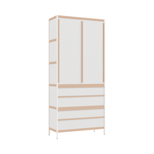 [400544253] Kleerkast (220x100x42 cm)
