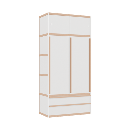 [400544317] Wardrobe (209x100x52 cm)