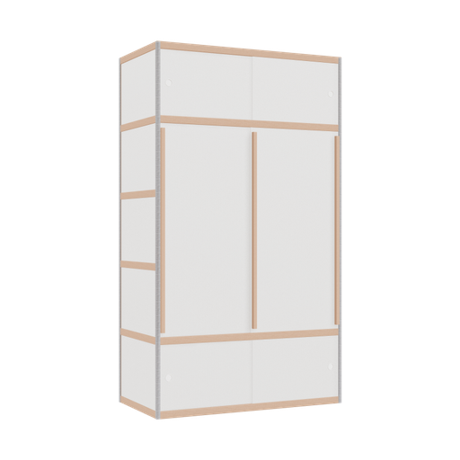 [400211427] Wardrobe (209x120x62 cm)