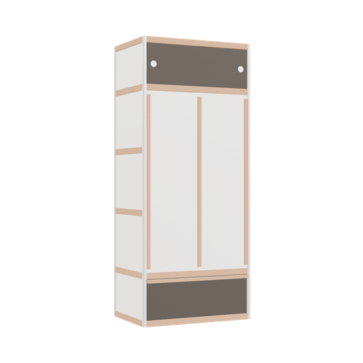 [400544357] Wardrobe (189x80x52 cm)