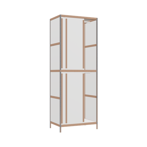 [400406879] Kleerkast (218x80x52 cm)