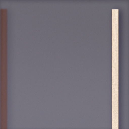 Grande porte Acrylique Translucide Anthracite