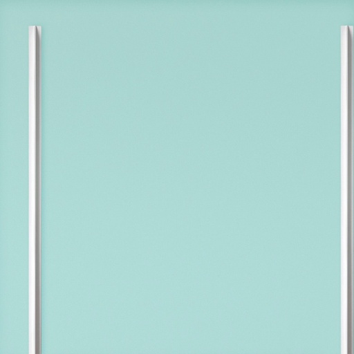 Grote deur in doorschijnend acryl Ijs