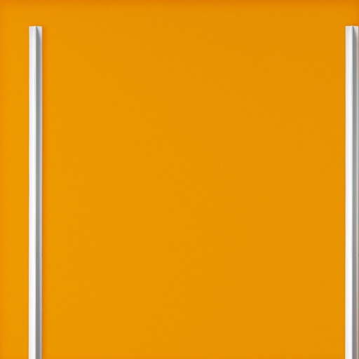 Large door Orange Translucent Acrylic