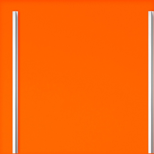 Grande porte Acrylique Translucide Mandarine