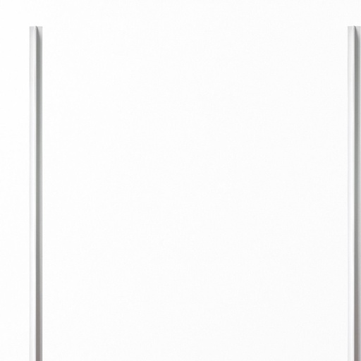 Grote deur in ondoorzichtig acryl Wit mat