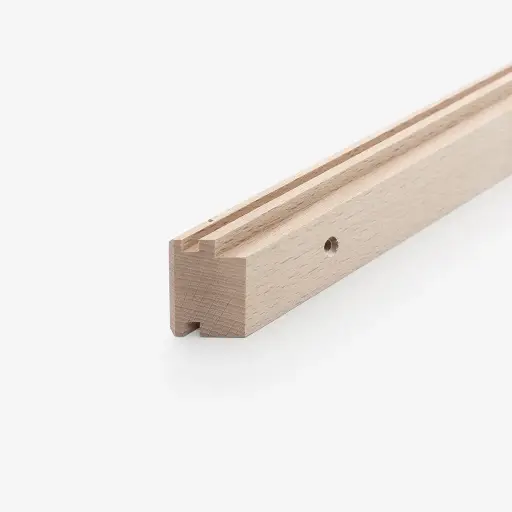 Pierced lower backside cross rails